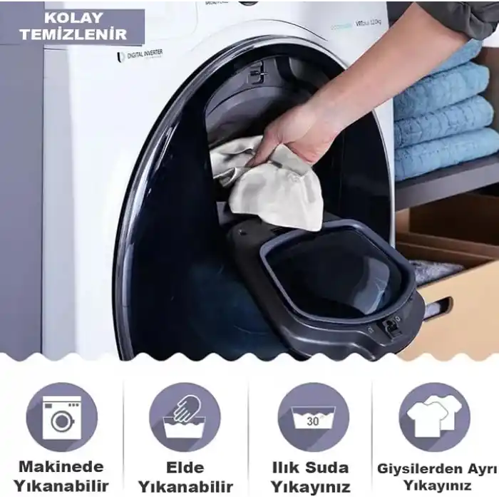 Bambu Nano Kumaş Likralı Yıkanabilir 6lı Sandalye Kılıfı Lastikli Sandalye Örtüsü (6ADET) (Krem)