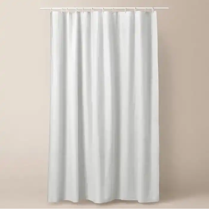 Ikea Nordrönn Duş Perdesi, Beyaz, 180x200 cm, Banyo