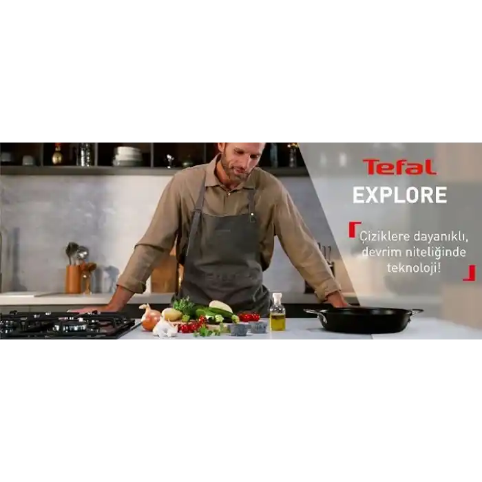 Tefal Explore Fusion Core 9X 2li tava Seti - 24/28 Cm