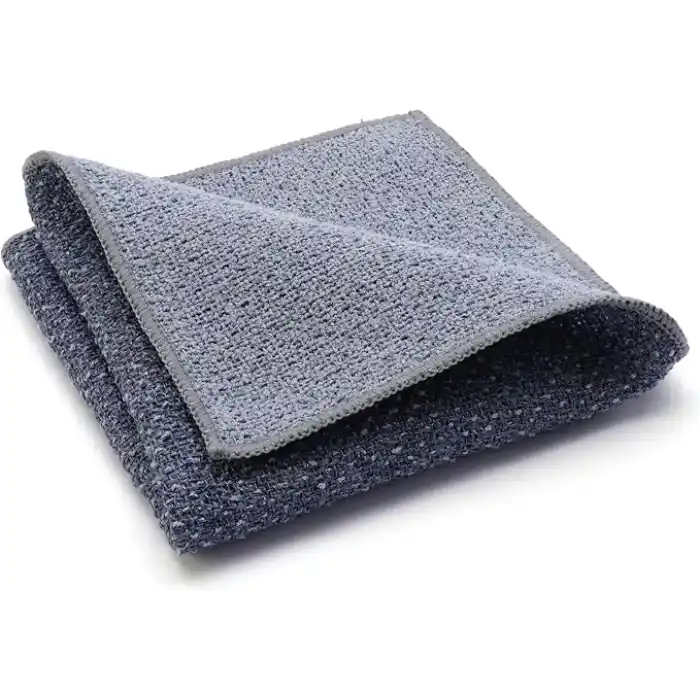 Silva Mikrofiber İnatçı Zor Kir Bezi 27 x 27 cm - Yağ ve Zorlu Kiri Çizmeden Söker, Ankastre, Fırın, Teflon Tava, Çelik Tencere, Duşakabin ve Lavabo İçin, Islak ve Kuru Kullanım, Gri