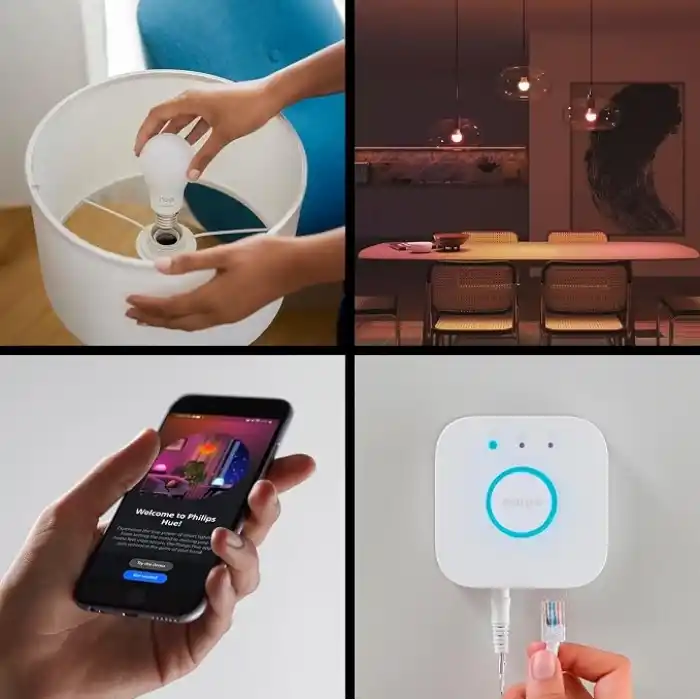 Philips Hue Essential 2li E27 Ampul Başlangıç Seti 806 Lumen - 15.000 Saat Ampul Kullanım Ömrü