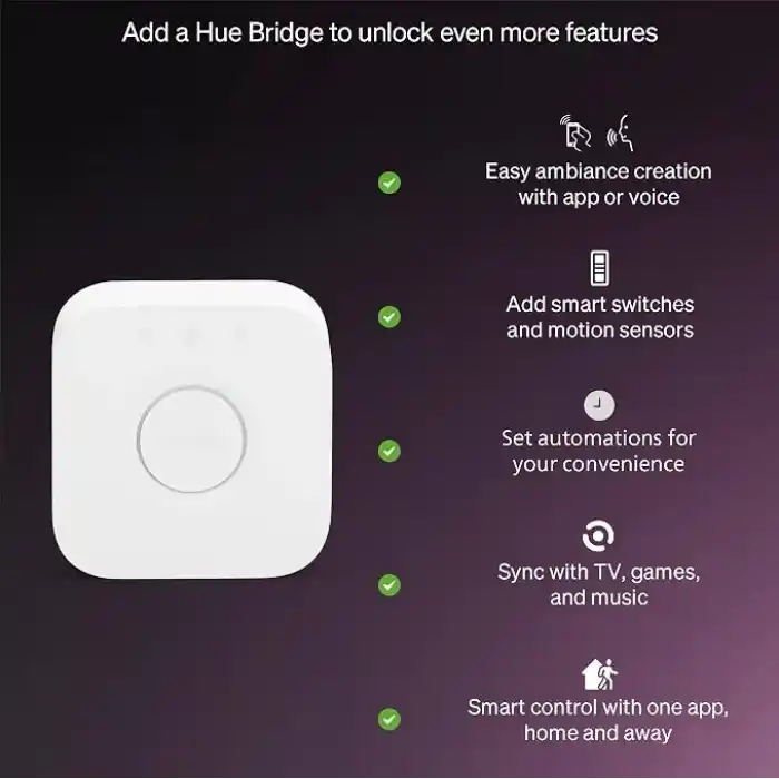 Philips Hue Essential 8W E27 806 Lumen Renkli Akıllı Ampul A60 (2li Ekopaket) - 25.000 Saat Ampul Kullanım Ömrü