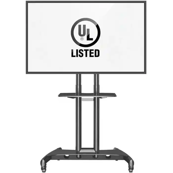 North Bayou NB AVA1500-60-1P LCD LED OLED Plazma Düz Panel Ekranlar için 32-75 inch TUV Sertifikalı Tekerlekli Profosyonel TV Sehpası