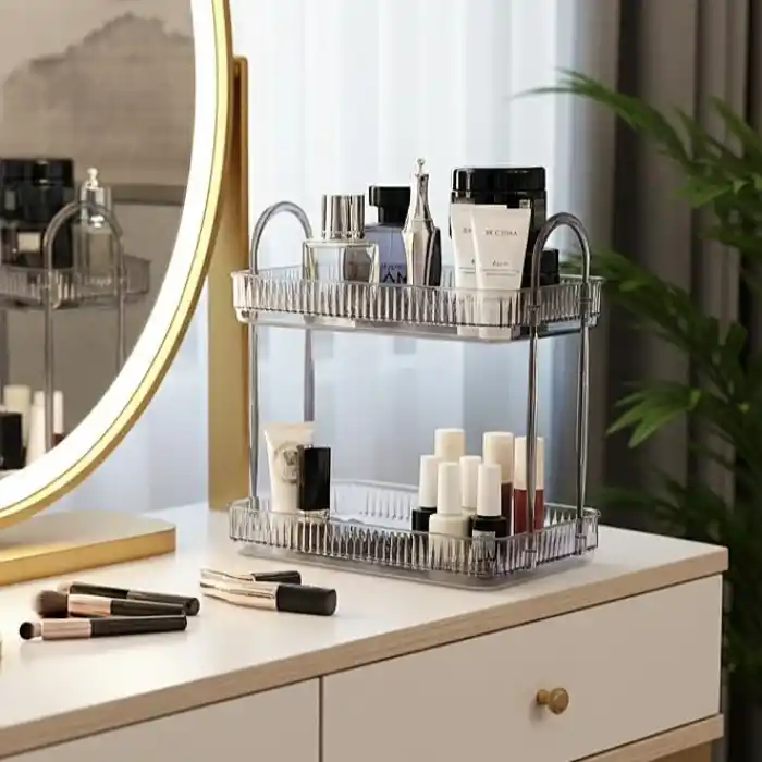Banyo Düzenleyici Organizer Banyo Rafı (Duman Gri)