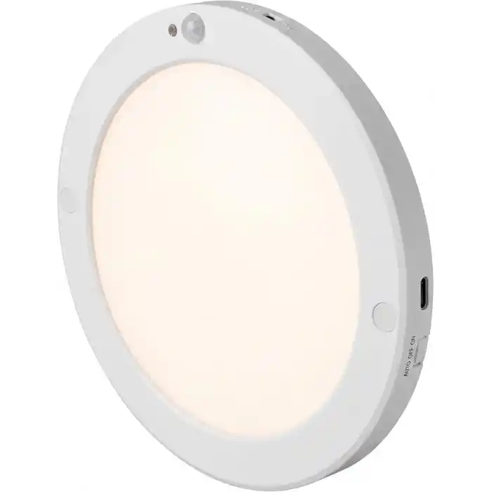 Amber LED 20W Sıva Üstü Sensörlü LED Armatür Cata CT-9247G - Hareket Sensörlü Tavan Lambası, Enerji Tasarruflu Koridor ve Merdiven Aydınlatması - 3200K GÜNIŞIĞI