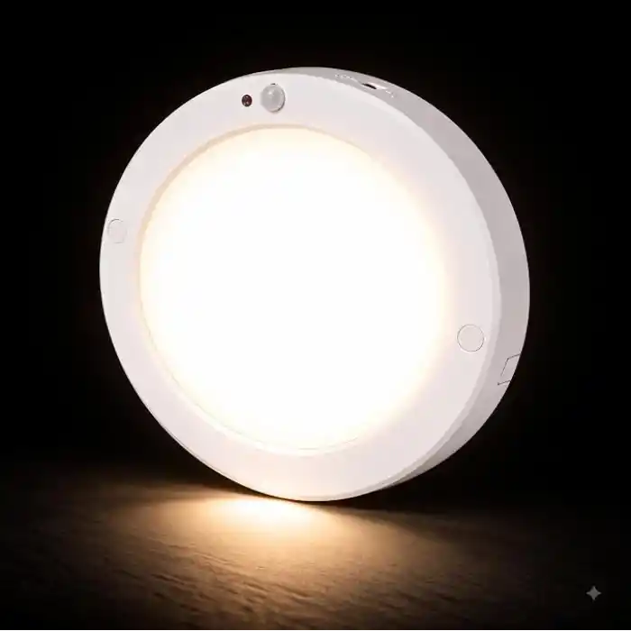 Amber LED 20W Sıva Üstü Sensörlü LED Armatür Cata CT-9247G - Hareket Sensörlü Tavan Lambası, Enerji Tasarruflu Koridor ve Merdiven Aydınlatması - 3200K GÜNIŞIĞI