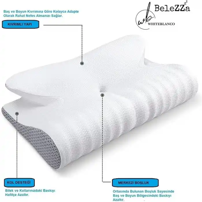 Whiteblanco Belezza Ortopedik Rahat Uyku Yastığı