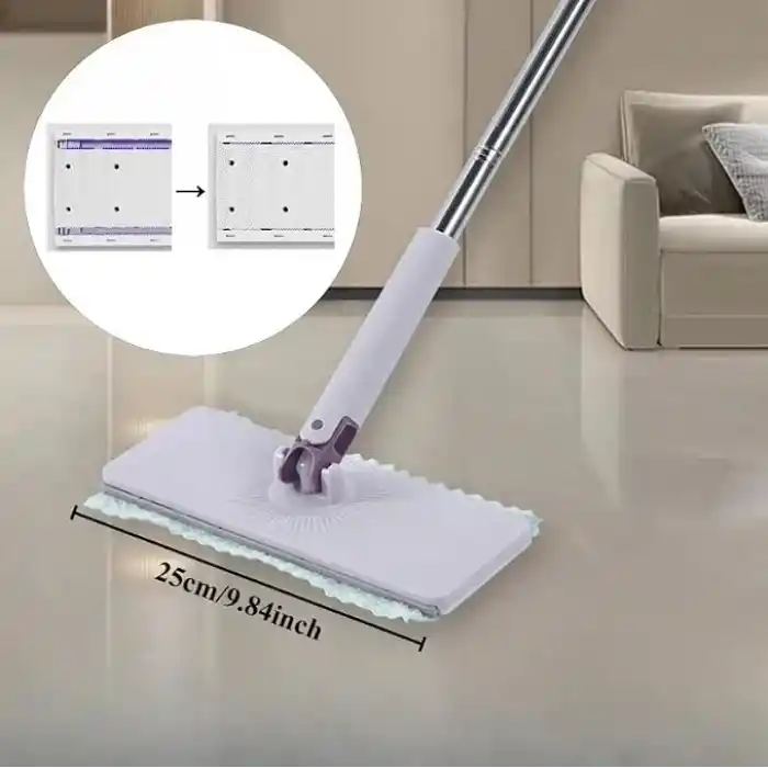Tembel Mop Tüm Bezleri Kendi Alabilen Otomatik Mop Yüzey Temizlik Havlusu Kullan At Bezler Için
