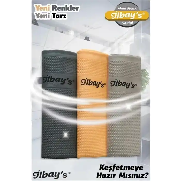 İlbays Mikrofiber Temizlik Bezi 42x68 cm 3lü Yeni