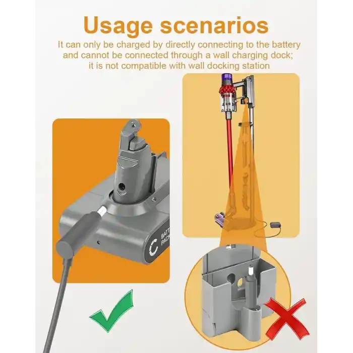 Dyson V10 V11 V12 V15 SV12 SV14 SV15 SV16 SV20 SV22 Cyclone Absolute Animal Motorhead Akülü Elektrikli Süpürge için 30,45V Dyson şarj kablosu güç kaynağı Şarj Cihazı Elektrikli Süpürge Adaptörü