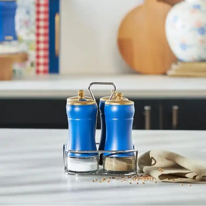 Karaca Blue Berry 5 Parça Cam Baharat Takımı
