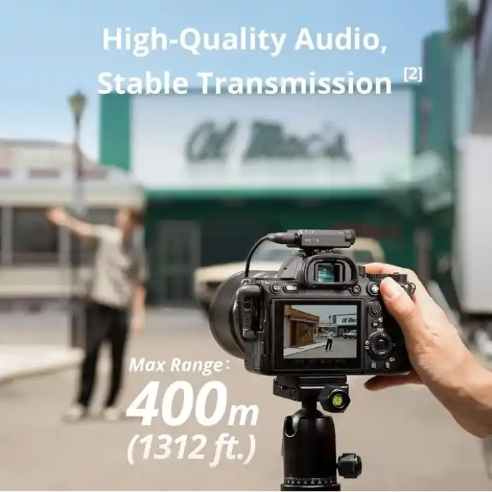 DJI MIC Mini (2Tx + 1 Rx Şarj Kutusu), Ultra Hafif, HQ Ses, 48 Saat Kullanım, Gürültü İptali, Otomatik Limit, Kablosuz Mikrofon, Kamera/Iphone/Android, Vlog, Akış İçin