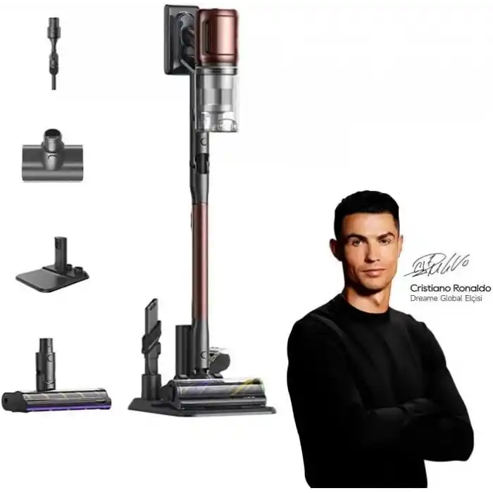 Dreame V30 Kablosuz Dikey Süpürge, 330AW Güçlü Emiş, GapFree™ Kenar Temizliği, TangleCut™ Dolanma Önleme, 90 Dakika Çalışma Süresi, H14 HEPA Filtre