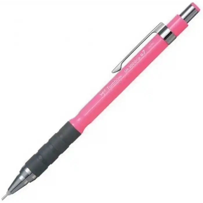 Tombow Sh-300 Grip Neon Mekanik Kurşun Kalem, 0,7Mm, Neon Pembe