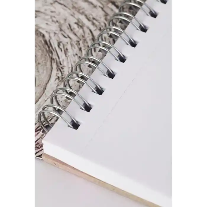 Retronote The Starry Night, Van Gogh 1889, A5 Eskiz Defter I, Çizgisiz, 100 Sayfa, 100 gram, Beyaz Renk, Spiralli, Sketchbook