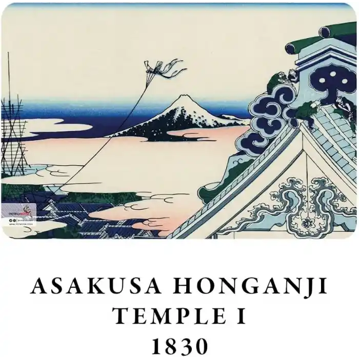 Retronote Hokusai 4lü Defter Seti 2, Mount Fuji Series Iı, Çizgisiz, 64 Sayfa, 14x21cm