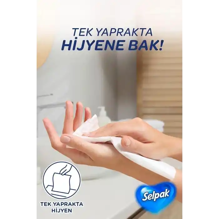 Selpak El ve Yüz Havlusu, 5li 400 Yaprak, Kutulu