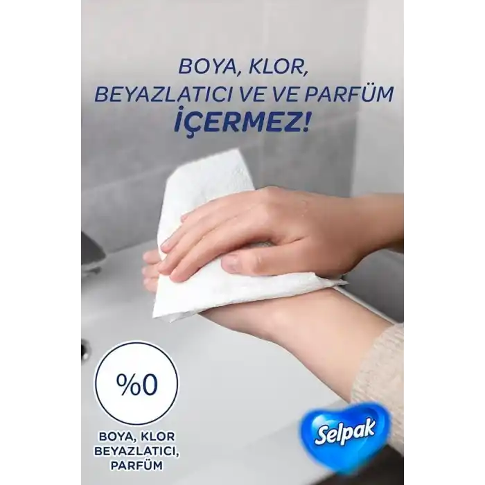Selpak El ve Yüz Havlusu, 5li 400 Yaprak, Kutulu