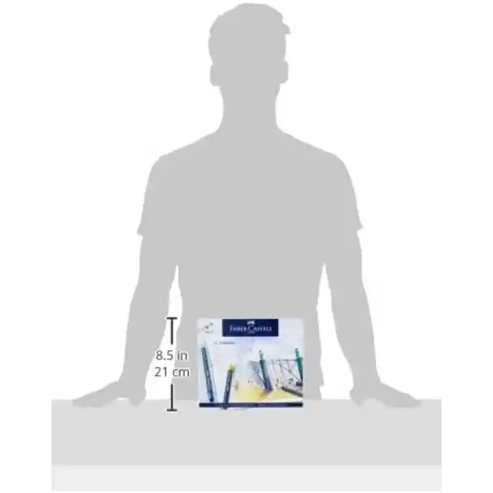 Faber-Castell Goldfaber Sulu Boya Kalemi, 24 Renk, Yüksek Pigment, Canlı Renkler, Su ile Çözünebilir, Dayanıklı Uç