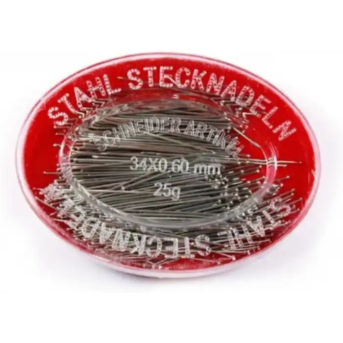 Sermet Süs dünyası Toplu Iğne 25 Gr. 34 No. Alman Malı Çelik - Ince Uçlu