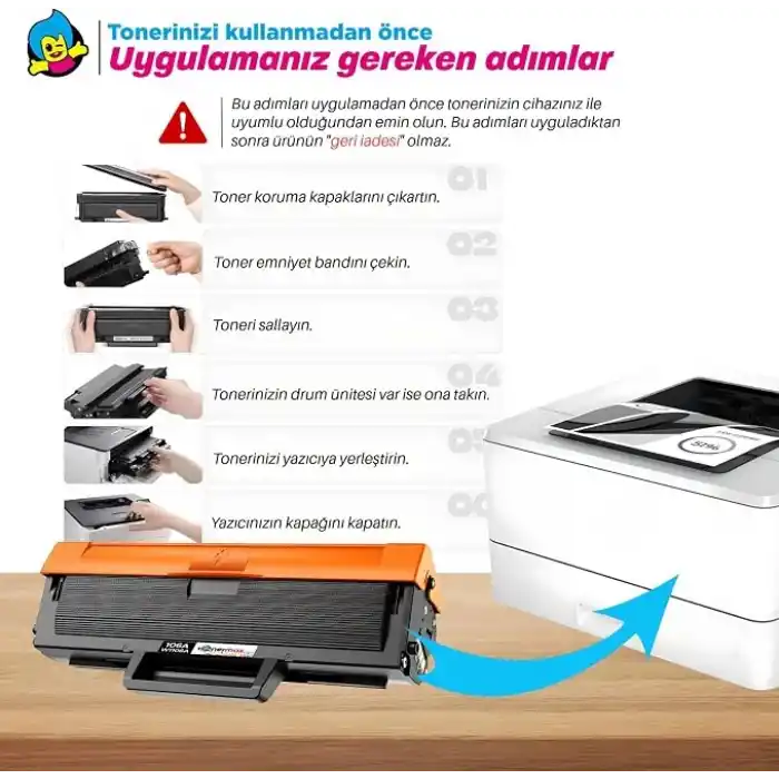 tonermax Hp Uyumlu 106A / W1106A Muadil Toner 2li Avantaj Paket - Çipli / 107A / 107W / MFP 135W / MFP 137fnw