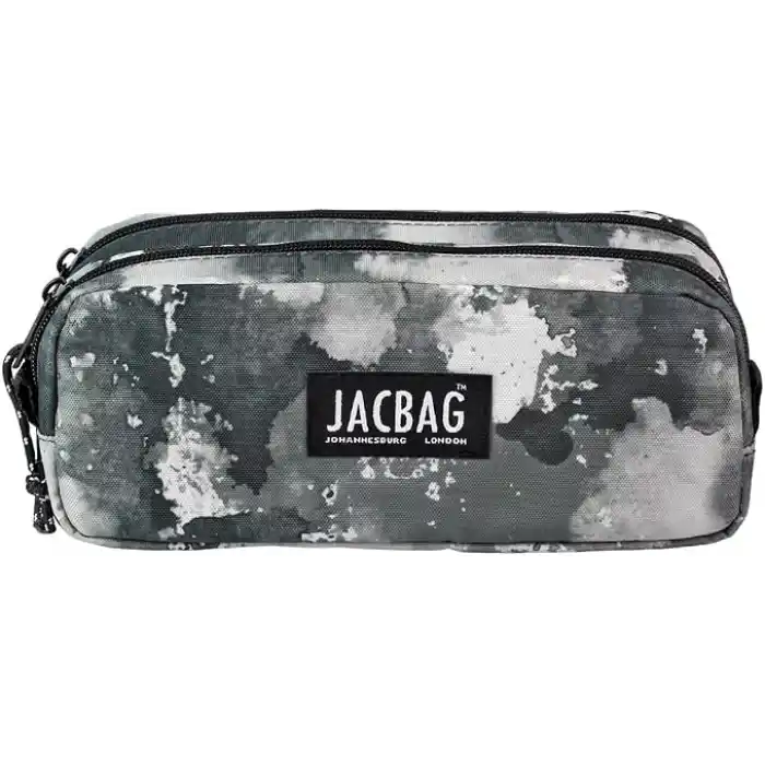 JACBAG DUAL POUCH-İKİ BÖLMELİ KALEMKUTU (Gri Bulut)