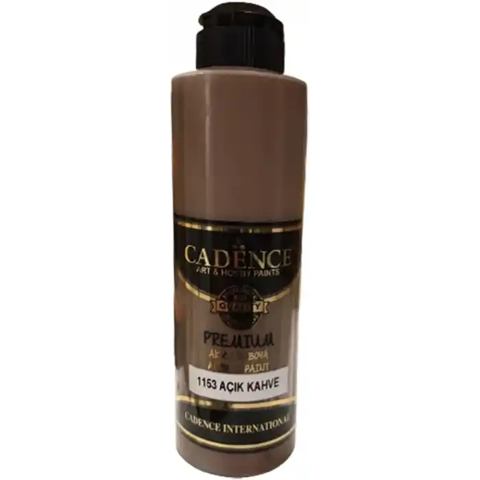 Cadence Açık Kahve Akrilik Boya 250Ml Kahverengi Tek Ebat