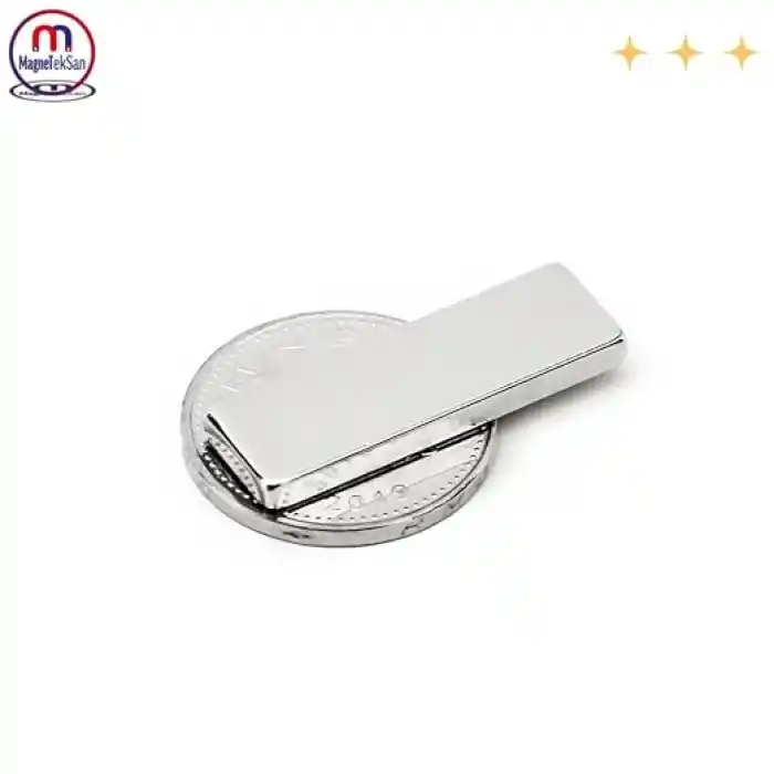 MNS Magneteksan Güçlü Neodyum Blok Mıknatıs - 30x10x2 mm (10lu)