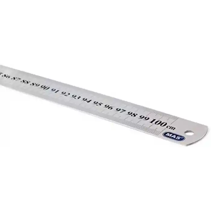 Mas 2400 Çelik Cetvel 100 cm