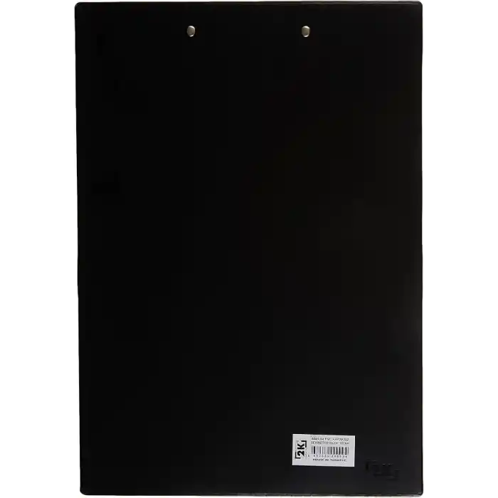 2K 444S A4 Pvc Kapaksız Sekreter Tablası, Siyah