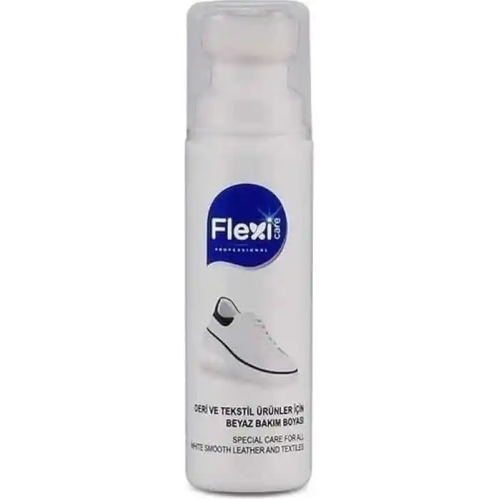 Flexi Care Beyaz Spor Deri ve Kumaş Ayakkabı Boyası 75 ml.
