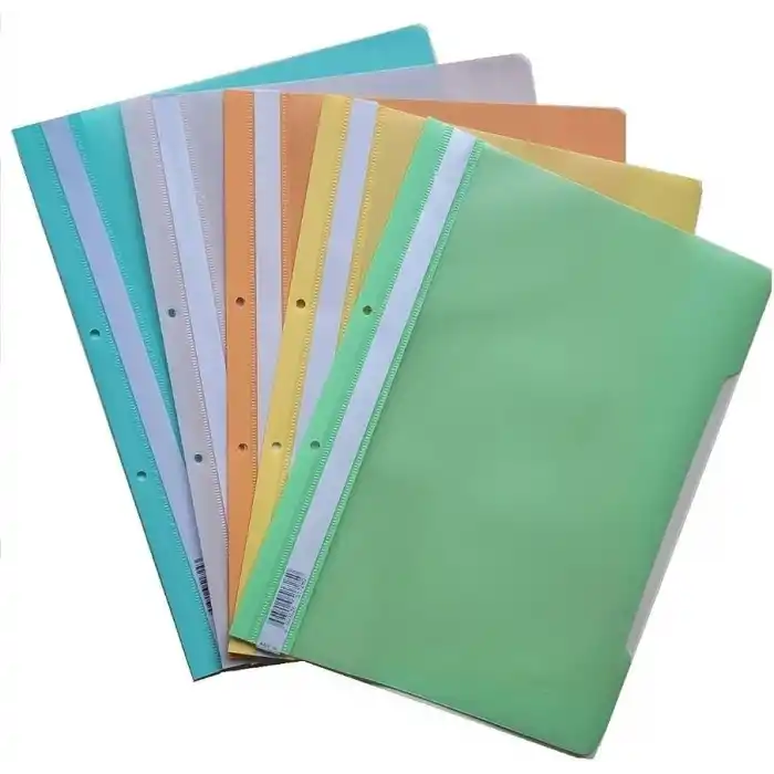 Pastel Renk Telli Dosya 5 Renk 10 Adet