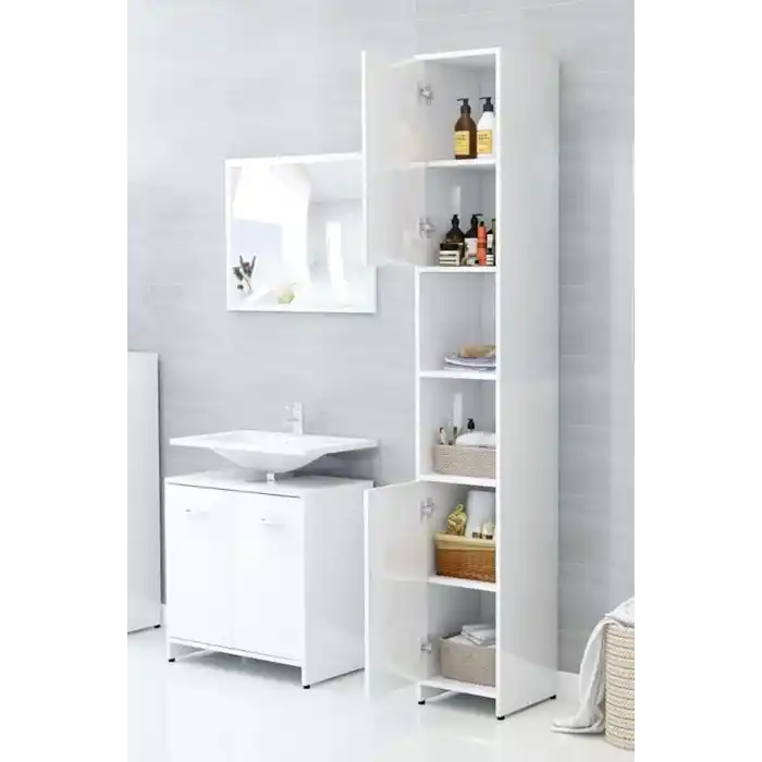 Parlak Beyaz Yapışkanlı Folyo 100 CM X 2 MT