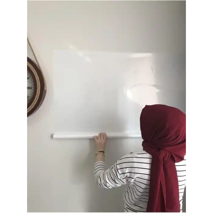 2 Tane Beyaz Akıllı Kağıt Tahta 120x150 Cm Yazı Tahtası Kalem Hediyeli Duvara,cama,tahtaya Uygulanır Beyaz