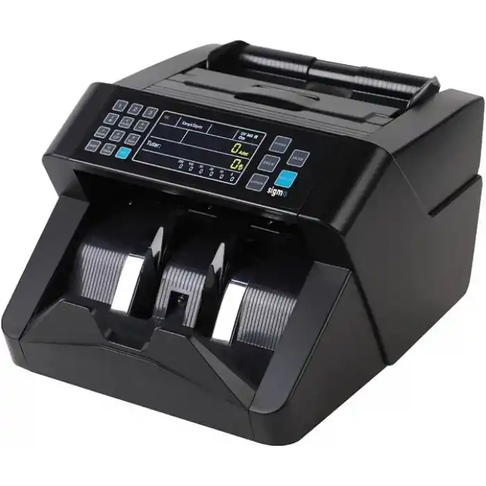 Sigma Sc8000 Para Sayma Makinesi – TL Karışık, Dolar & Euro Adet Sayımı - Müşteri Ekranı