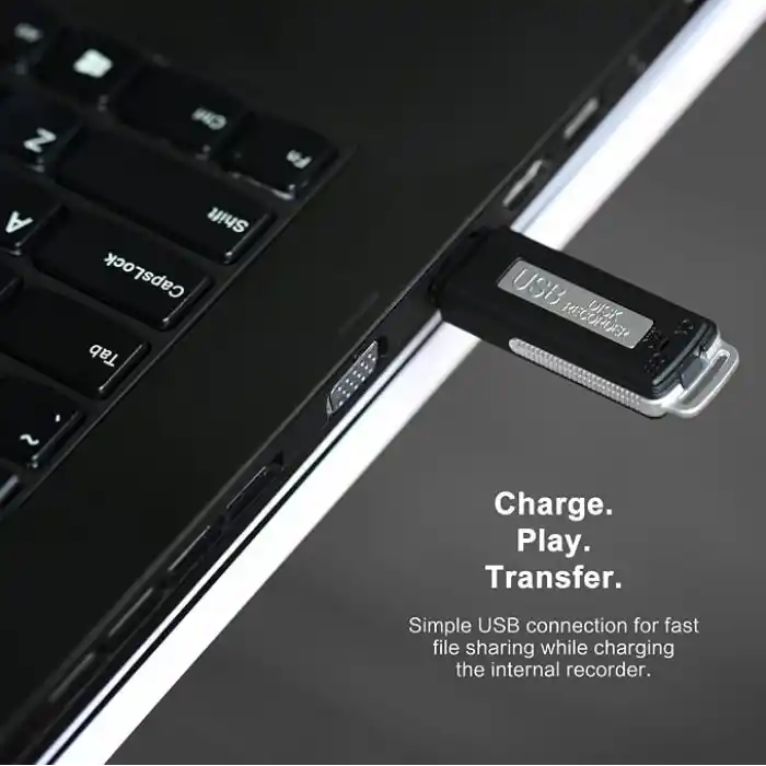Gocheer dijital ses 8 GB Profesyonel şarj edilebilir USB etkinleştirmek için Sprachaufzeichnungsgeraet Flash Drive kullanışlı Diktator Recorder mini taşınabilir kayıt kalem Alet