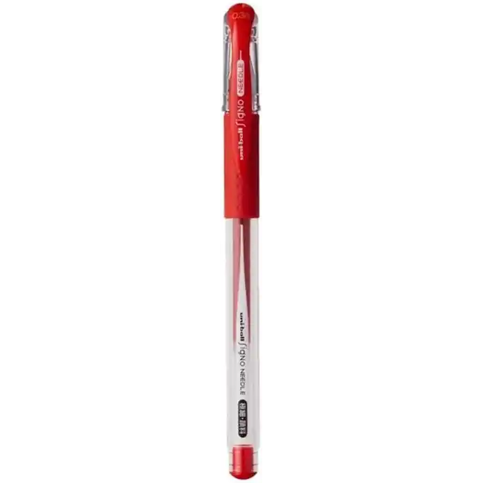 uni-ball Signo Needle 0.38 İğne Uçlu Jel Kalem, Kırmızı