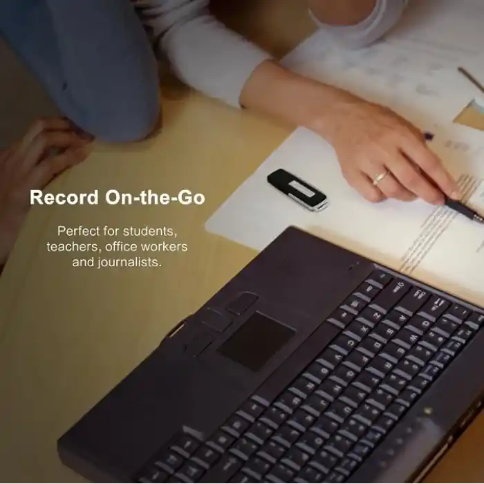 Gocheer dijital ses 8 GB Profesyonel şarj edilebilir USB etkinleştirmek için Sprachaufzeichnungsgeraet Flash Drive kullanışlı Diktator Recorder mini taşınabilir kayıt kalem Alet