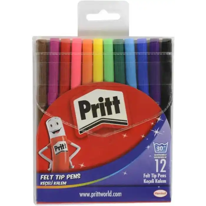 Pritt 12 Renk Keçeli Kalem 1687976