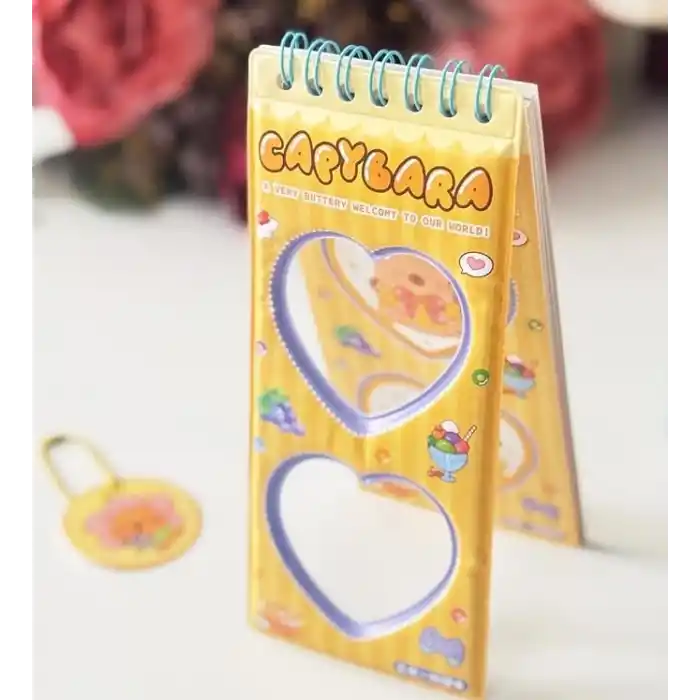 Capybara Spiral Defter - 8 Sayfa Sticker Hediyeli