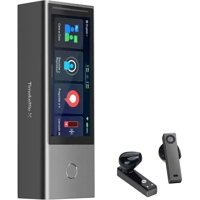 Timekettle X1 AI Interpreter Hub, bağımsız varlık, 40 dilden çift yönlü çeviri yapan kulaklıklar, 20 kişilik çok dilli toplantılar için eşzamanlı çeviri cihazı, ideal için