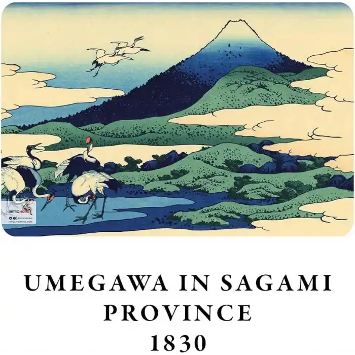 Retronote Hokusai 4lü Defter Seti 4, Mount Fuji Series Iv, Çizgisiz, 64 Sayfa, 14x21cm
