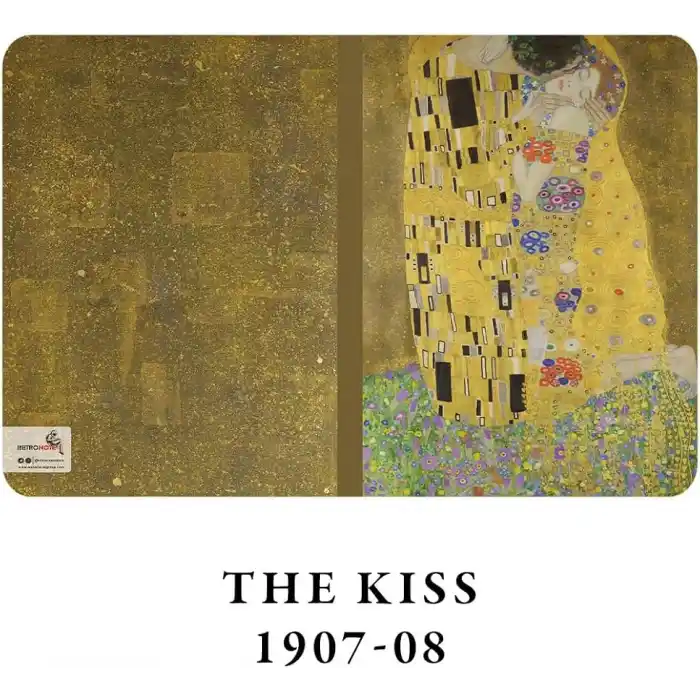 Retronote Gustav Klimt 4lü Defter Seti 1, Gold Series, Çizgisiz, 48 Sayfa, 10.5x14cm