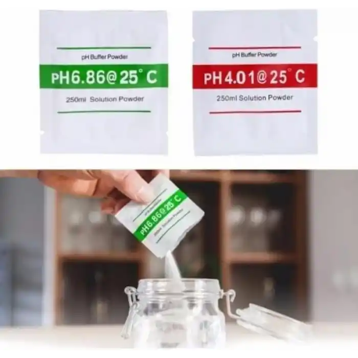 UNİCHROME 250 Ml Ph Tampon Çözelti Tozu Ph Test Ölçüm Cihazı Tedbir Kalibrasyon 4.01 6.86