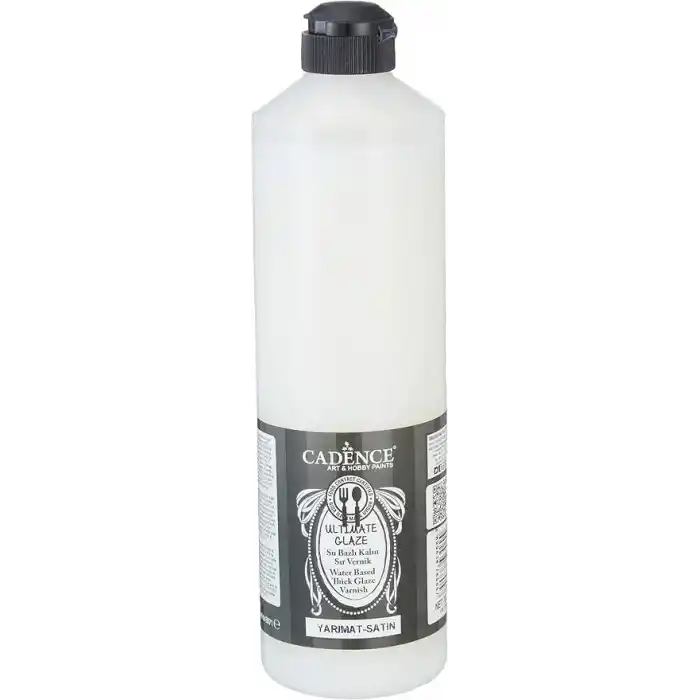 Cadence Ultimate Glaze Kalın Sır Vernik 750Ml (Yarımat) Ug750Ym