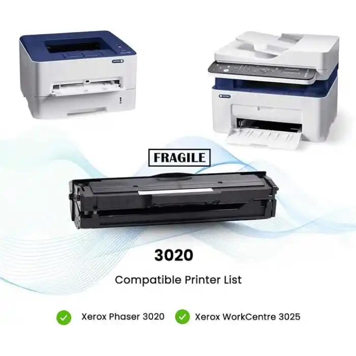 Fragile Xerox 3020 Çipli Muadil Toner /106R02773/Phaser 3020/Wor