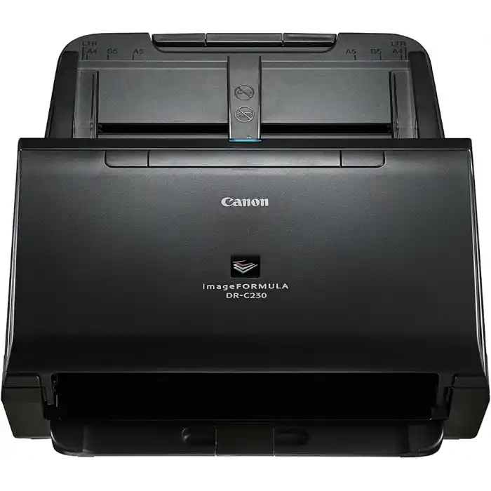 Canon DR-C230 imageFORMULA tarayıcı belge tarayıcı (dubleks besleme, 600 DPI, renkli tarama, Canon CaptureOnTouch yazılımı, CapturePerfect) siyah, 2646C003