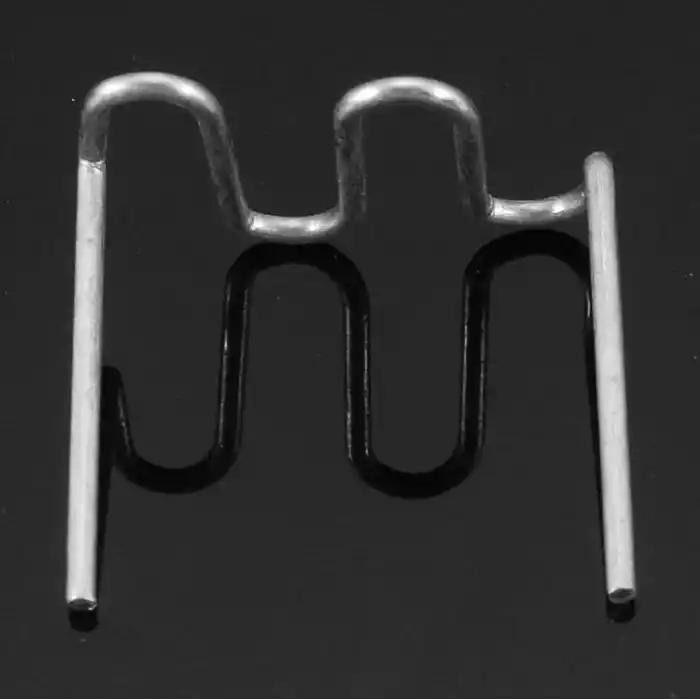 500 Adet 0.8mm Kaynak Tamir Makinesi için Düz Zımba Teli Araba Onarım Tampon Plastik