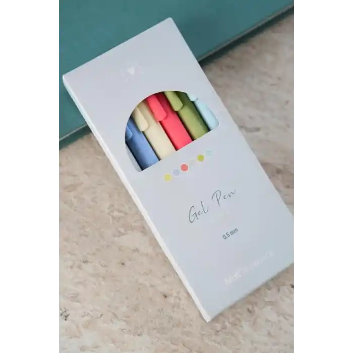 Matt Notebook 0.5 mm 6lı Jel Kalem Seti