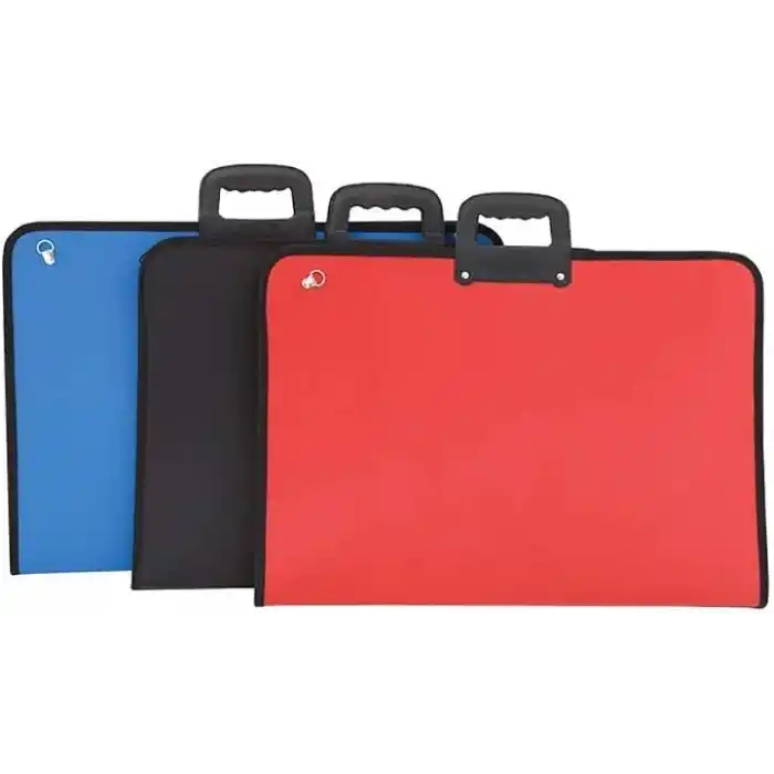 Abka Fermuarlı Resim-Proje Çantası 37X54 Cm Kırmızı Proart 3.01.26.007